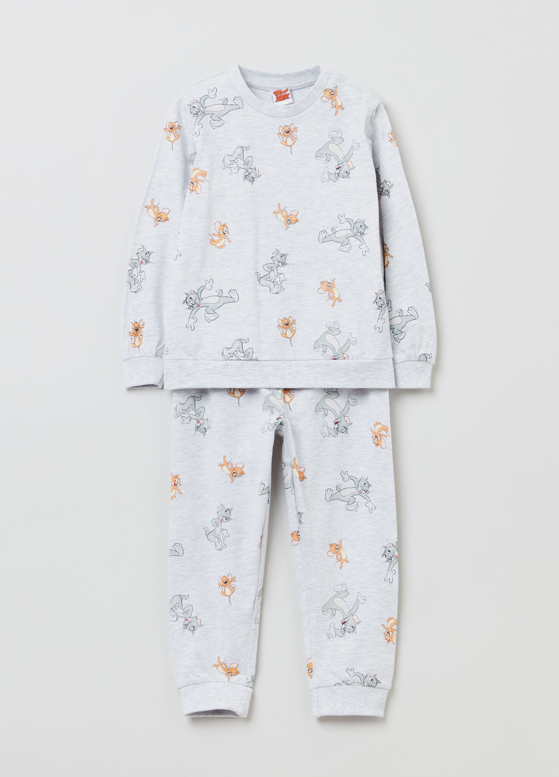 Long pyjamas with Tom & Jerry print