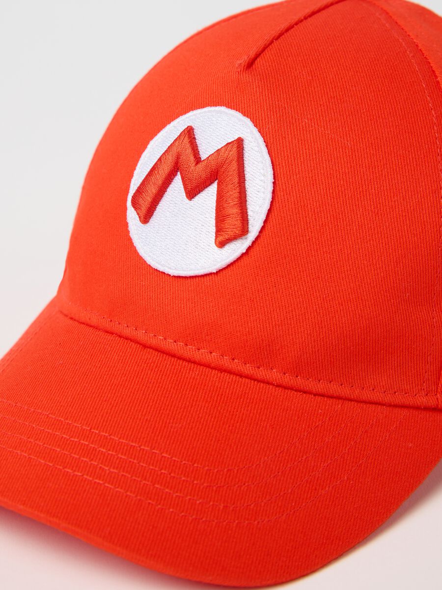 Super Mario Red Cotton Cap for Kids_2