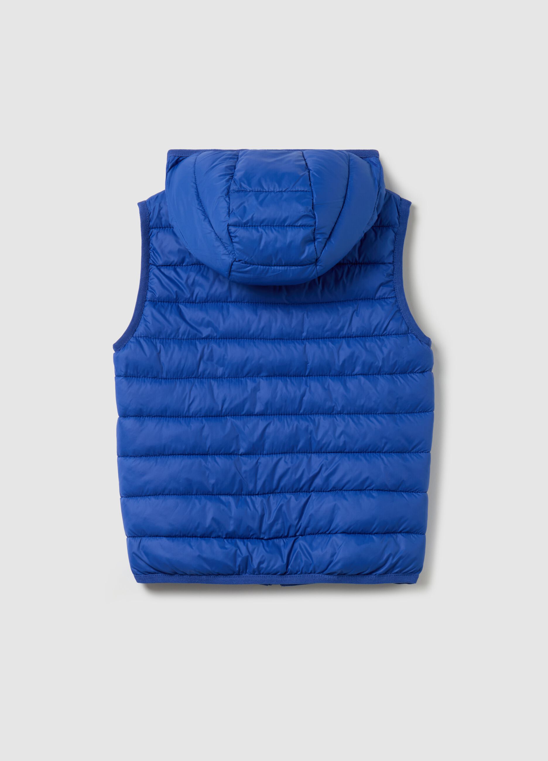 Ultralight gilet with hood