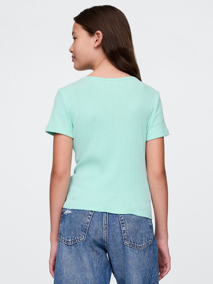 Light Green Ribbed T-shirt_1