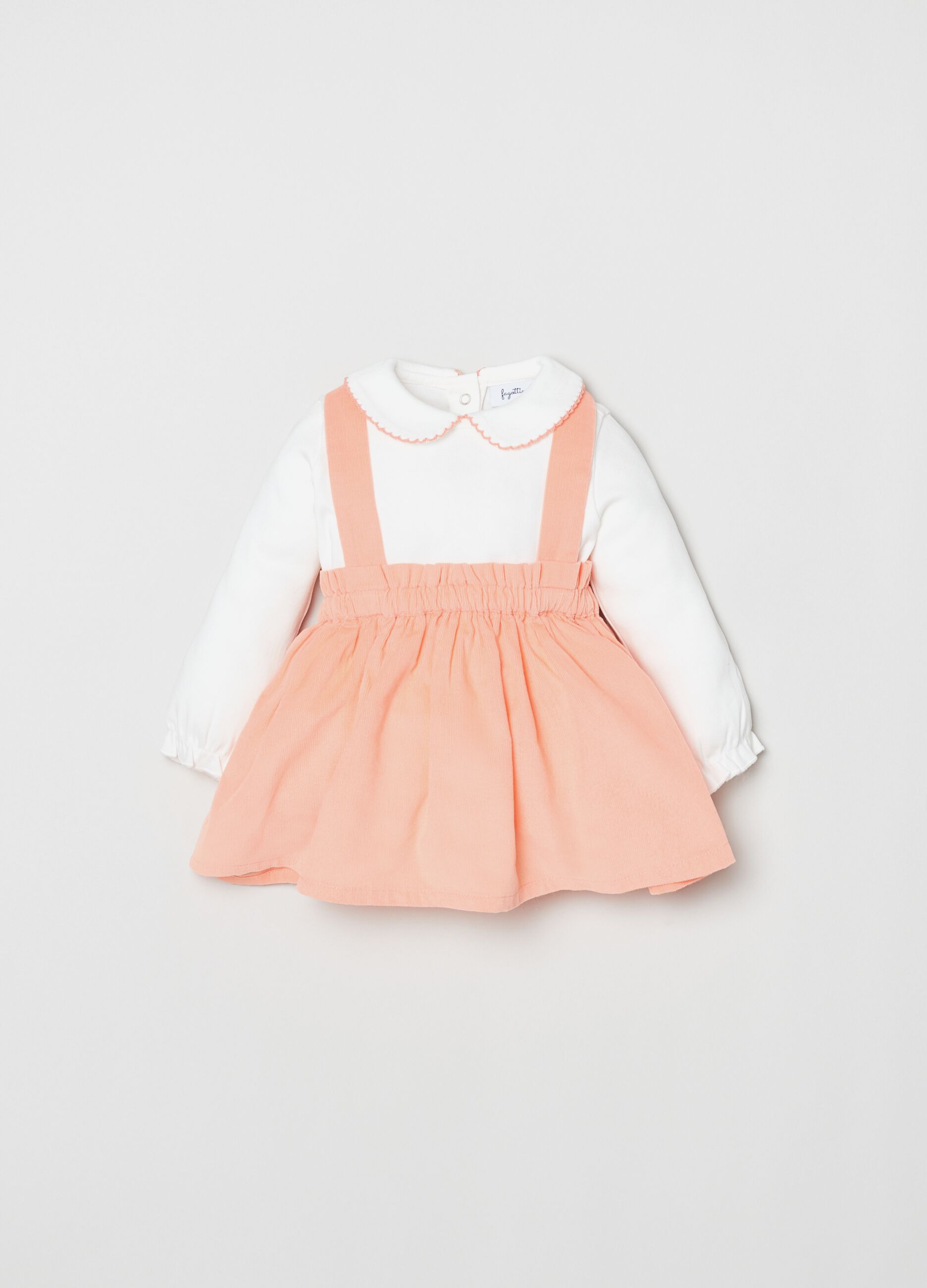 Set t-shirt e vestitino in cotone e Lyocell_0