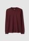 Purple crew-neck T-shirt in pure cotton_0