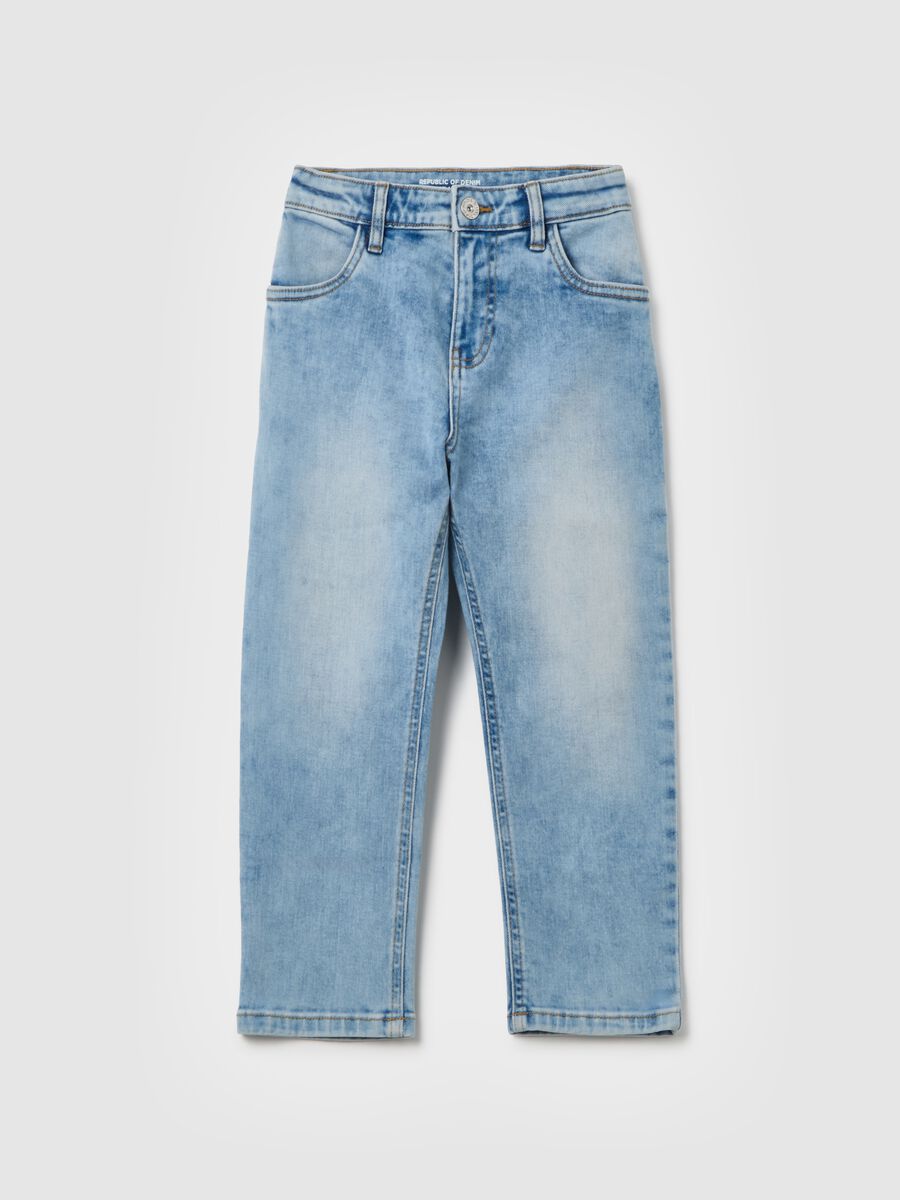 Blue denim jeans for kids_0