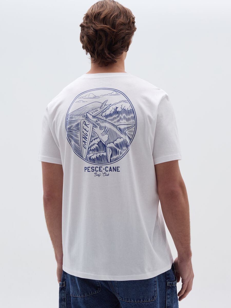 T-shirt in cotone con stampa motivo surf_2