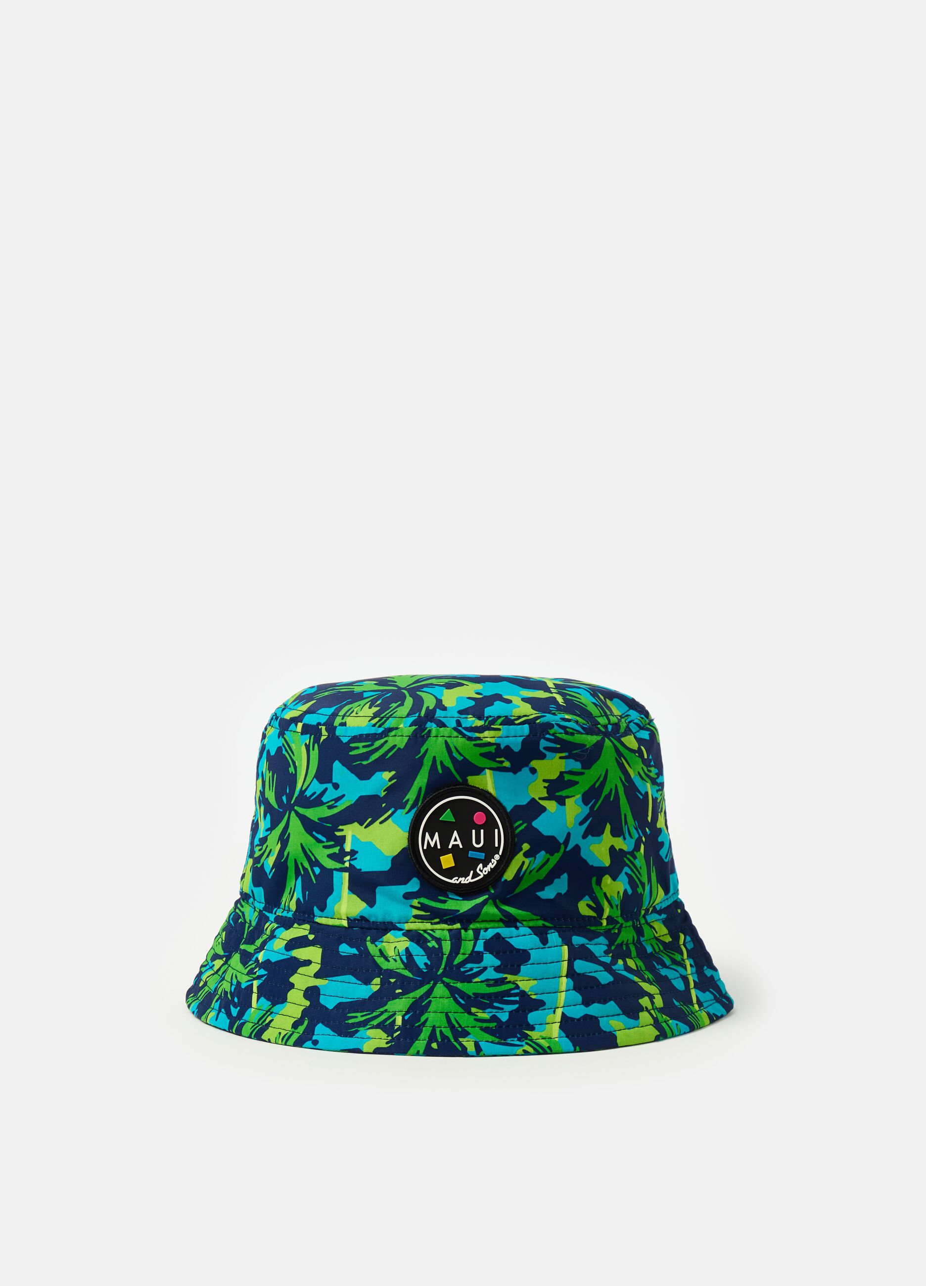 Ovs Cappello alla pescatora con stampa palme