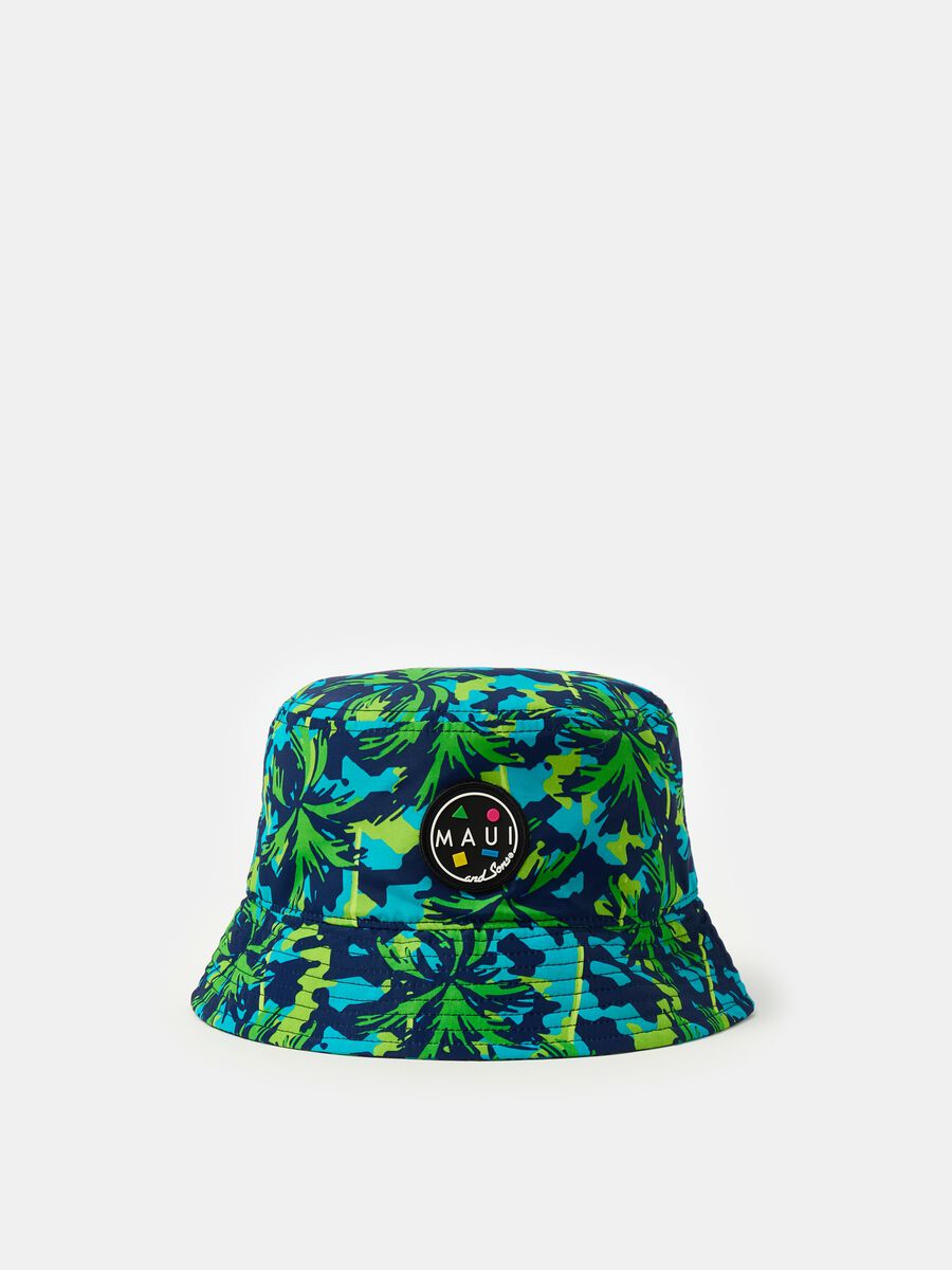 Fishing hat with palms print_0