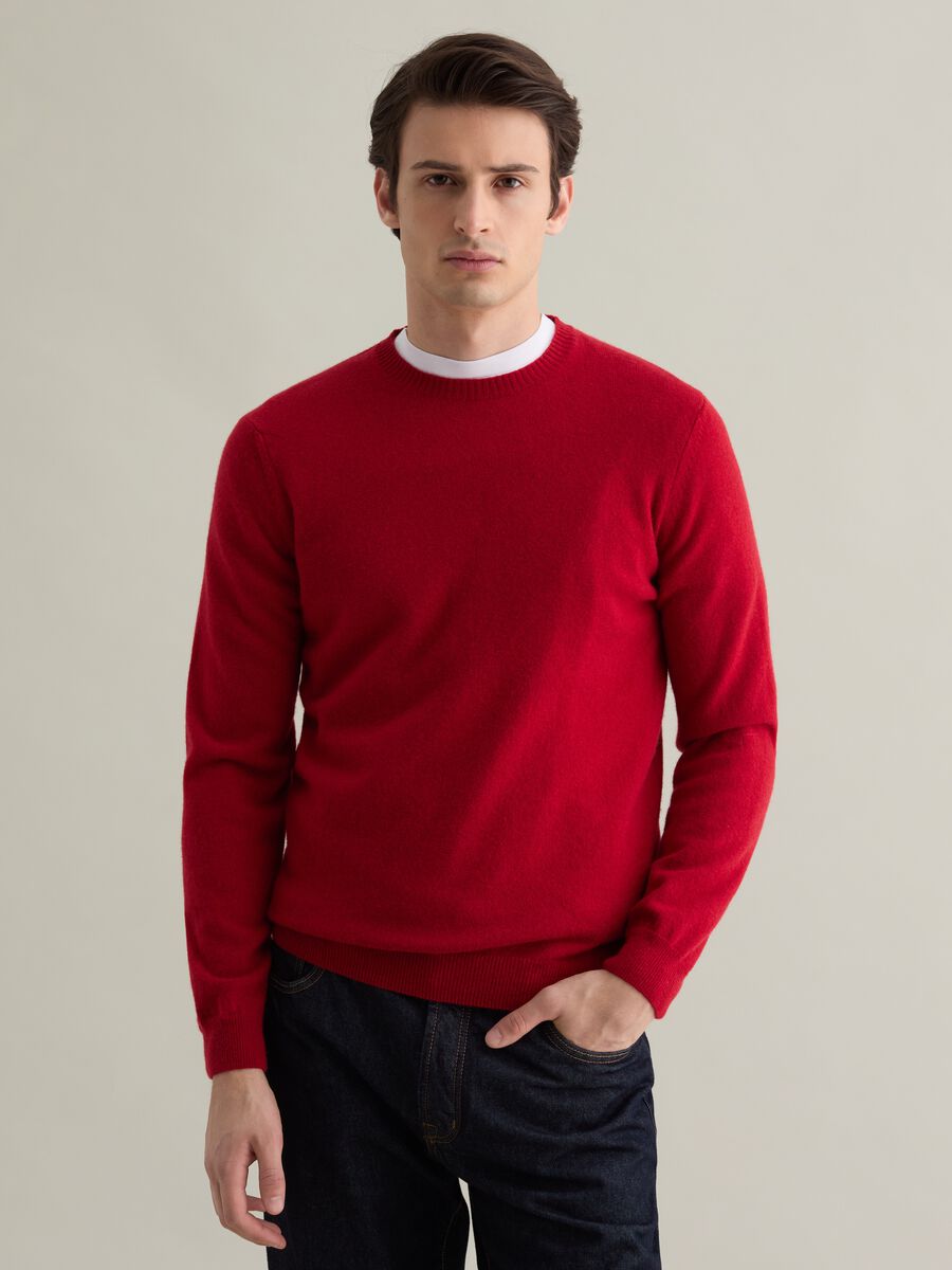 Lambswool crew-neck pullover_0
