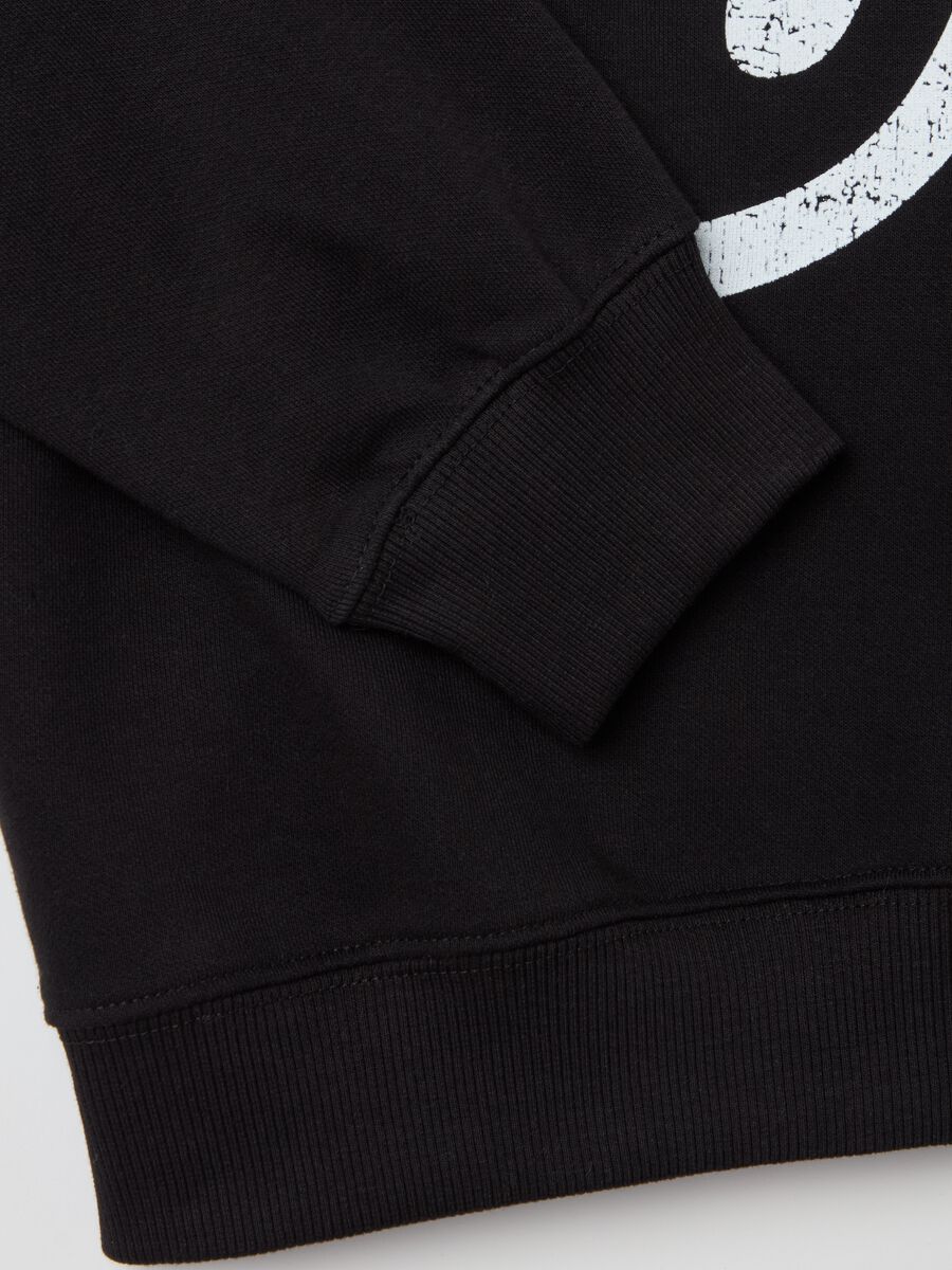 Oversized sweatshirt with The Rolling Stones print_5