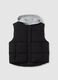 Black Fabric Waistcoat Regular Fit_4