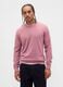 Pink cotton and acrylic sweater_1