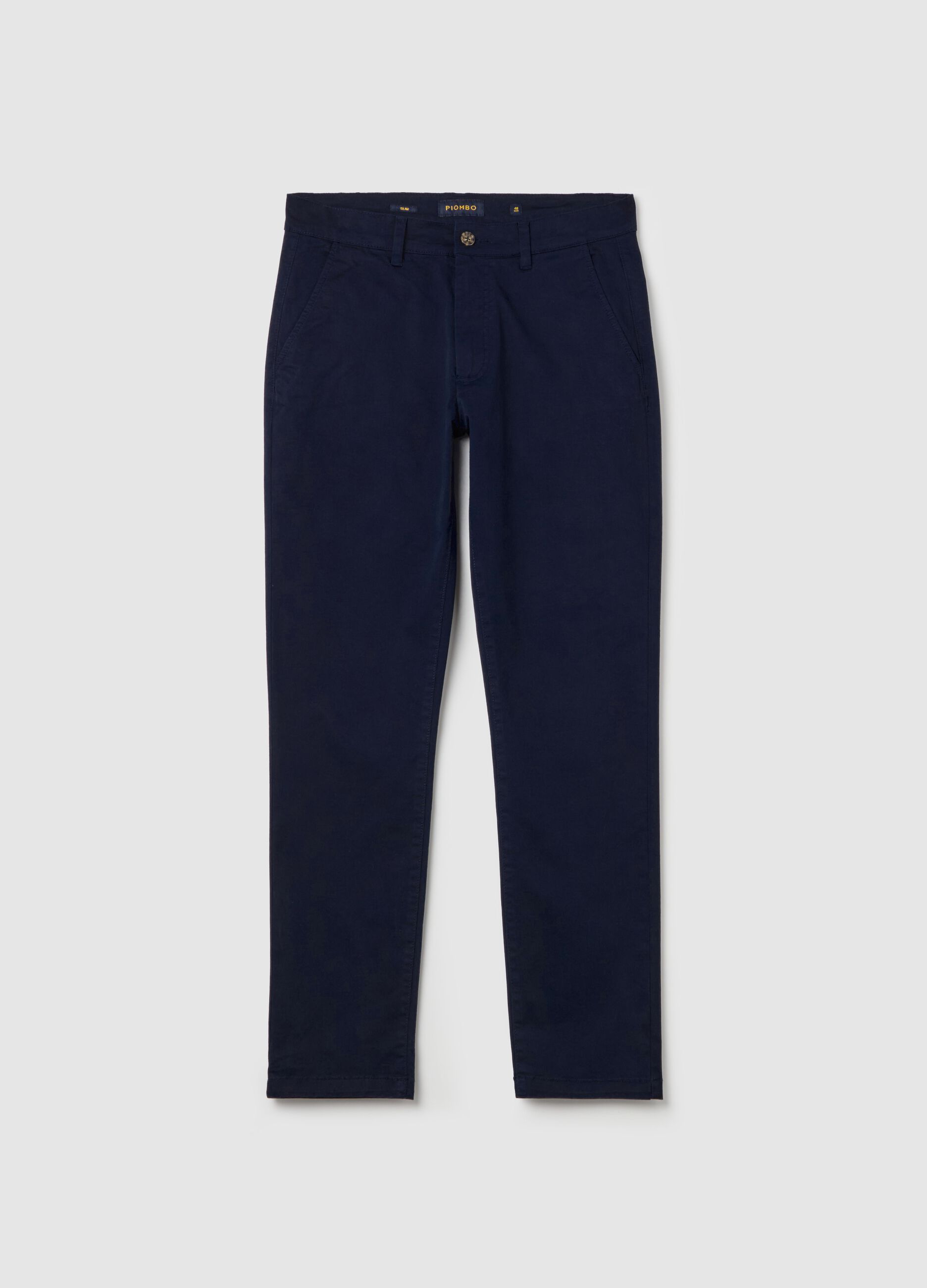 Slim-fit chinos in stretch twill