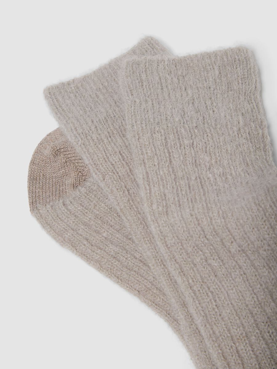 White stretchy mohair and alpaca socks_2