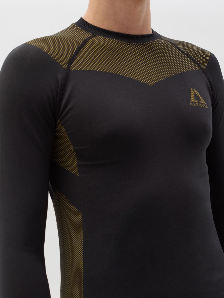 Altavia by Deborah Compagnoni seamless thermal T-shirt with long sleeves_2
