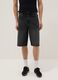 Pure Cotton Black Denim Bermuda Shorts Skater Fit_1