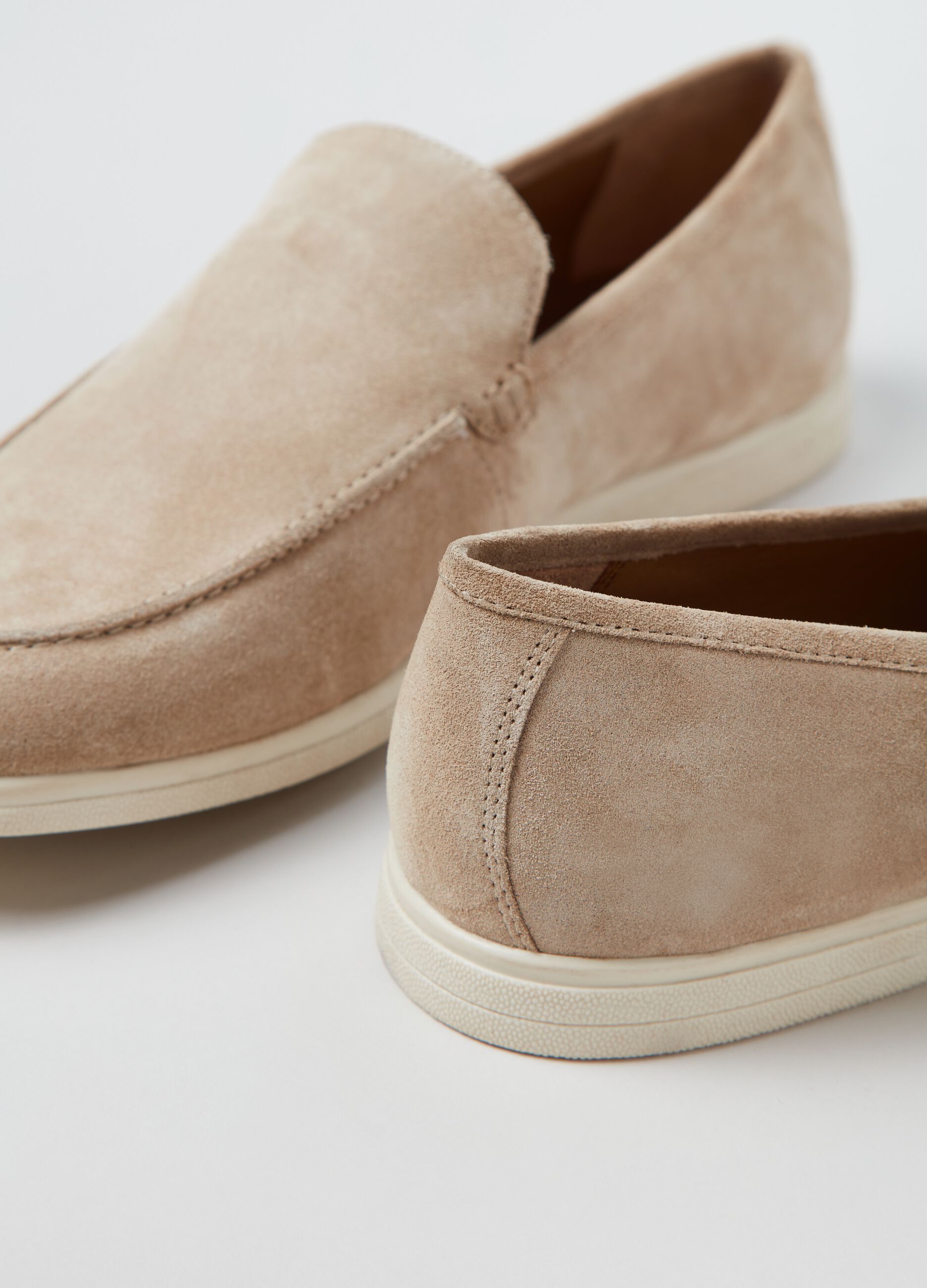 Suede loafers