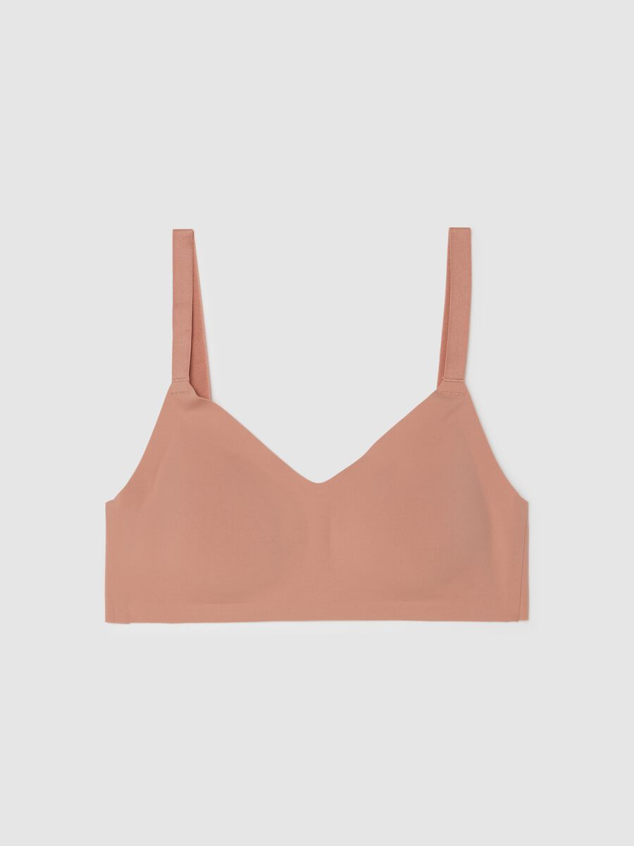 Bra in pink stretch fabric_4