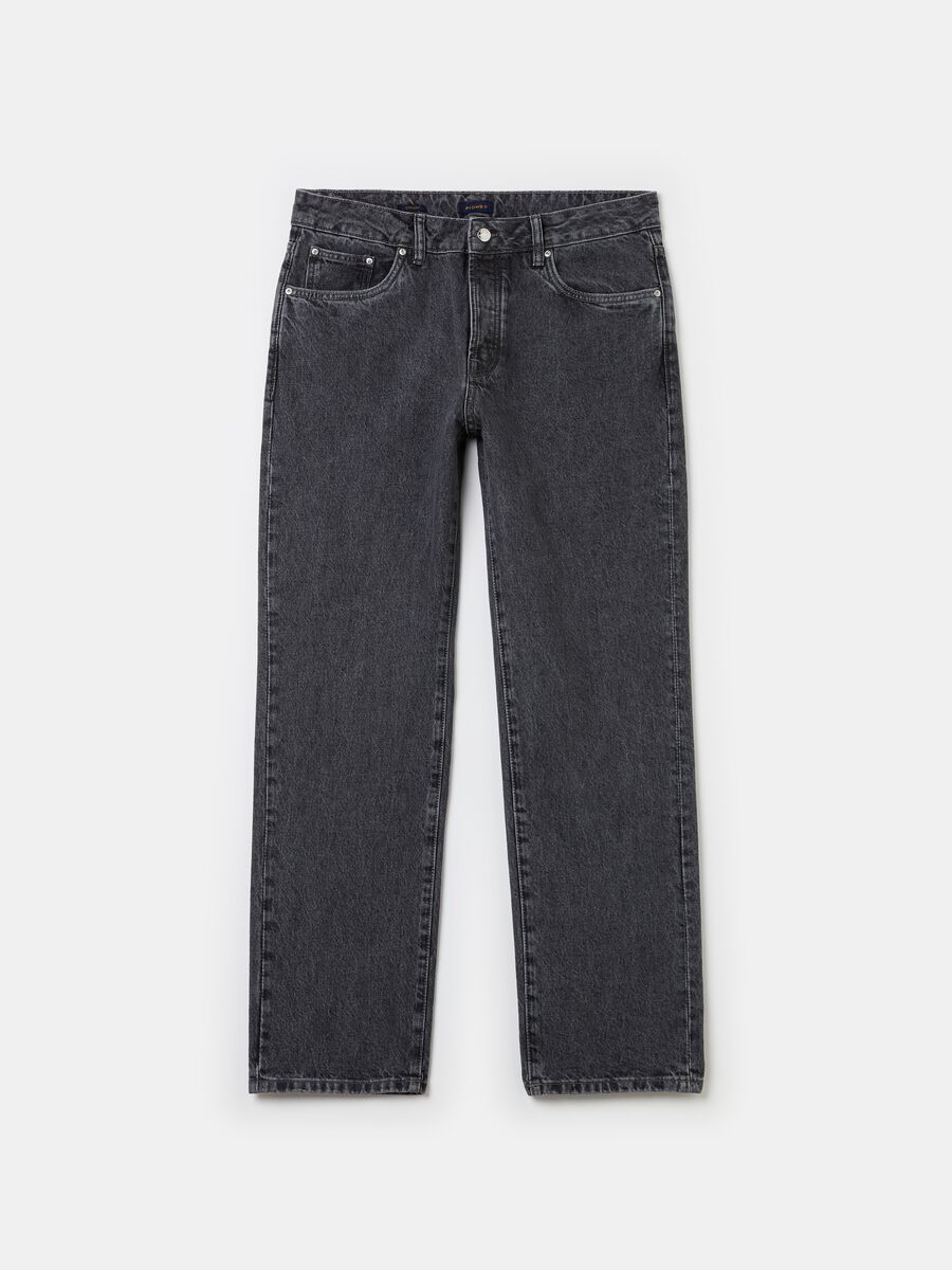 Five-pocket,straight-fit jeans_4