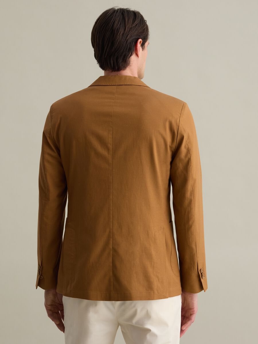 Blazer in Lyocell, cotton and linen_3