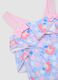 Baby girls&rsquo; light blue stretch swimsuit with frills_2