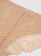 Beige regular fit briefs with lace details_5