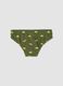 Green dinosaur-print stretch swim briefs_1