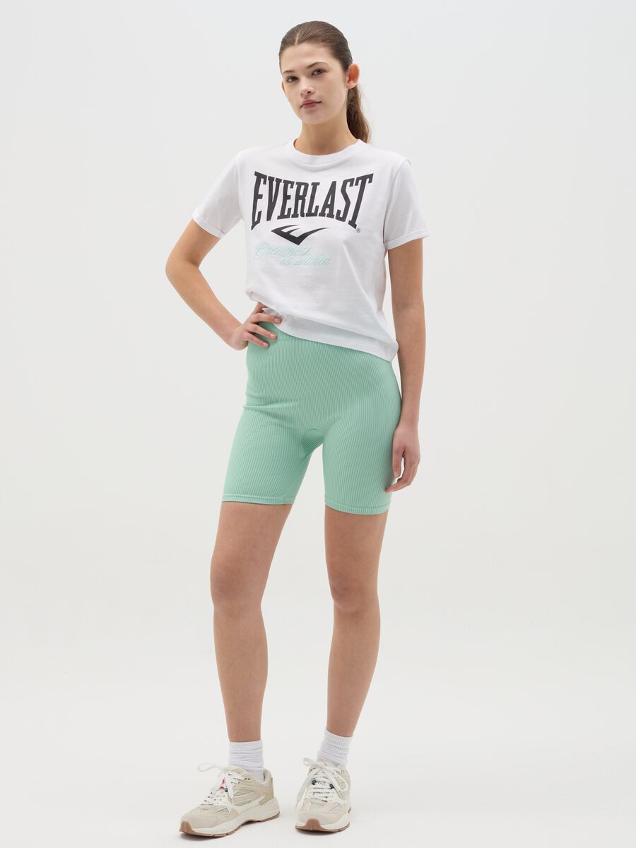 T-shirt with logo print and embroidery_1