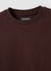 Brown cotton-blend crew-neck sweatshirt, regular fit_5