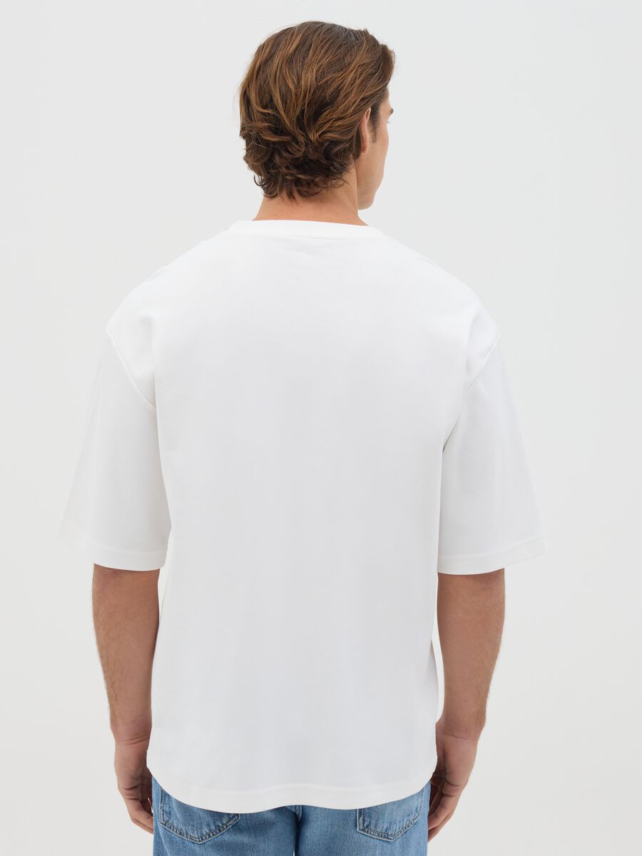 White short sleeve cotton t-shirt_3