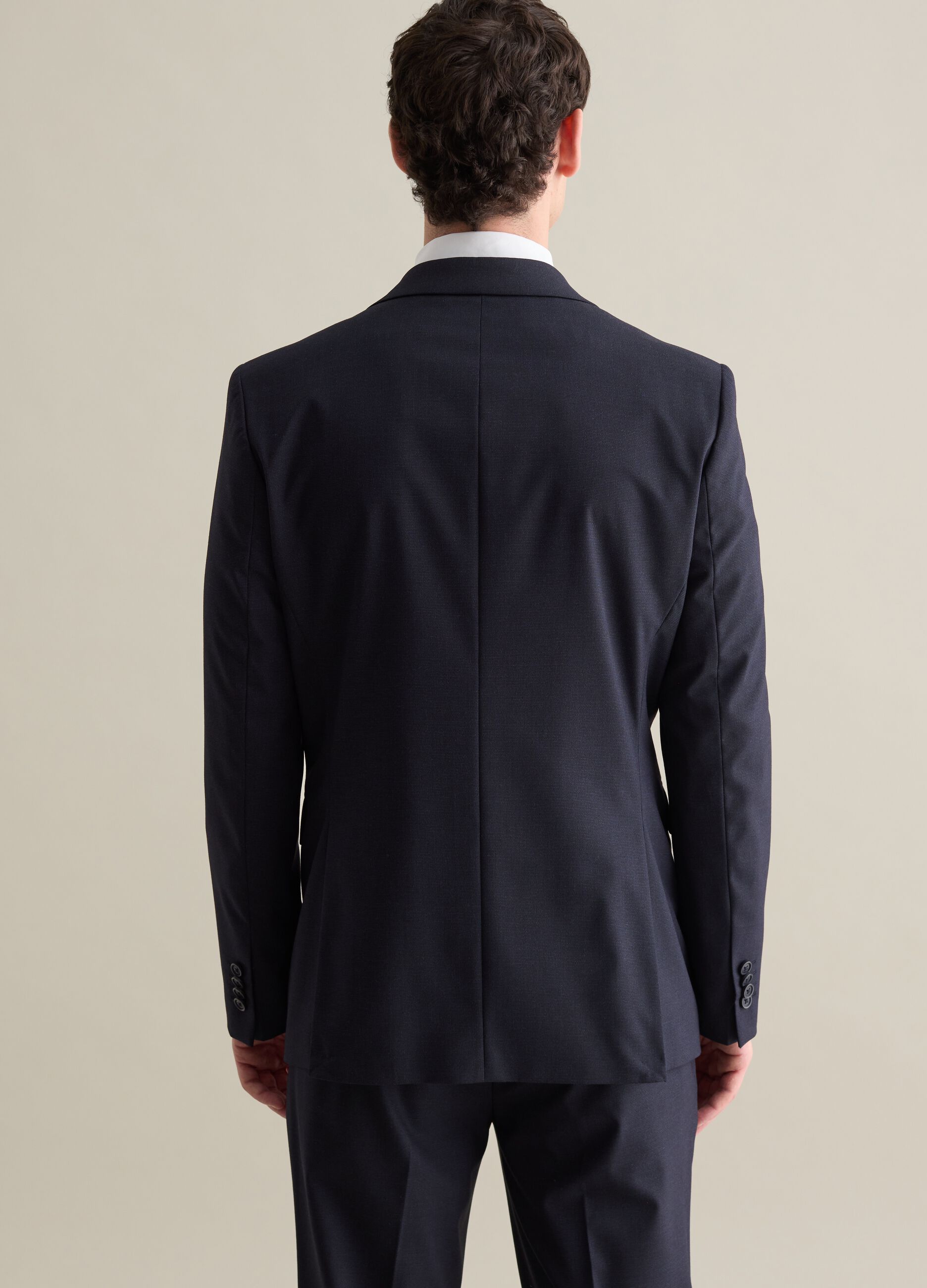 Single-breasted regular-fit blazer