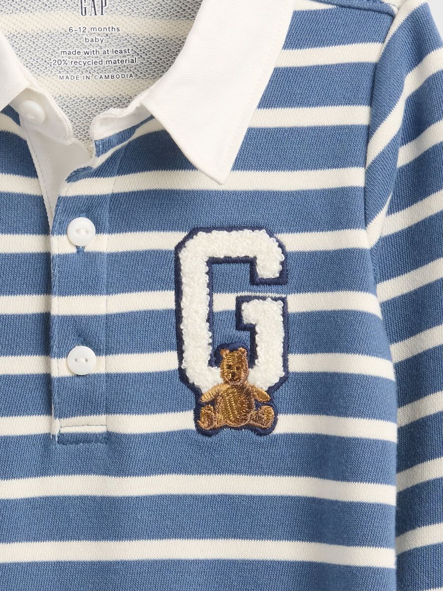 Blue striped cotton jumpsuit_2