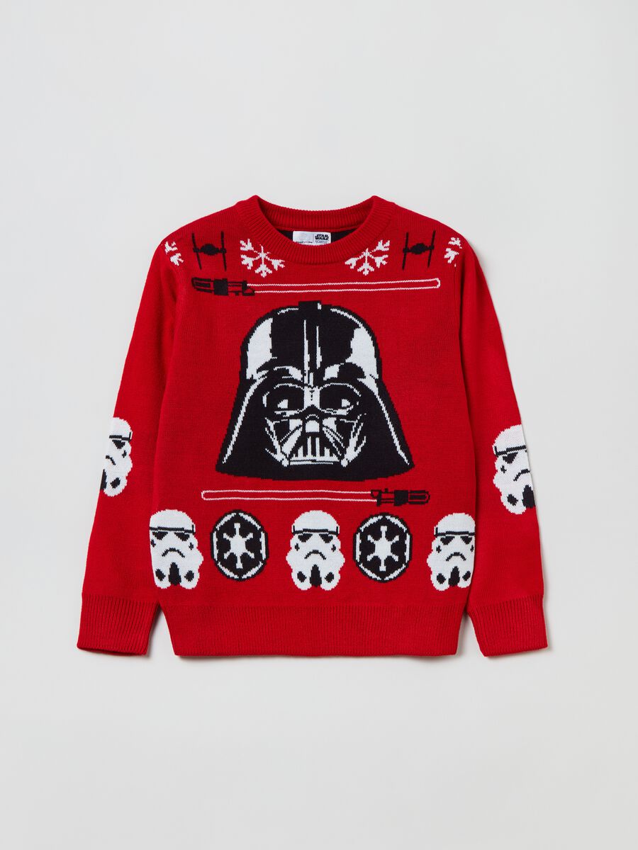 Pullover con disegno Darth Vader _0