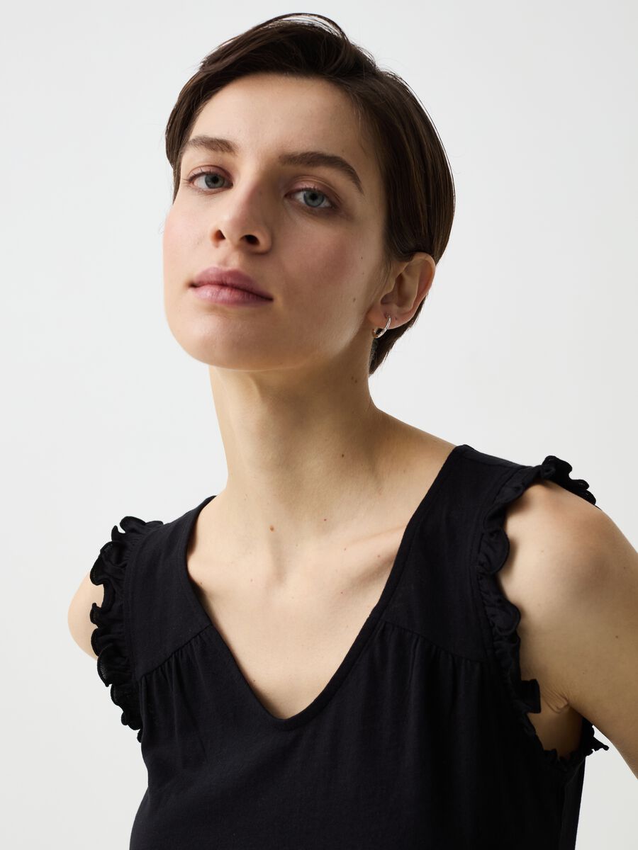 Tank top with frills_1