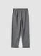 Grey regular-fit trousers with chevron pattern_6