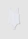 Girls&rsquo; white fitted stretch-cotton bodysuit_3