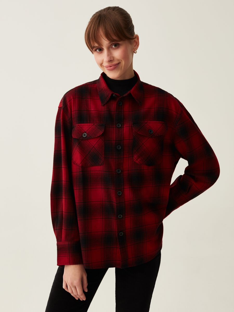 Shacket in flanella fantasia check_0