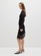 Slim Fit Semi-Transparent Stretch Lace Black Dress_1