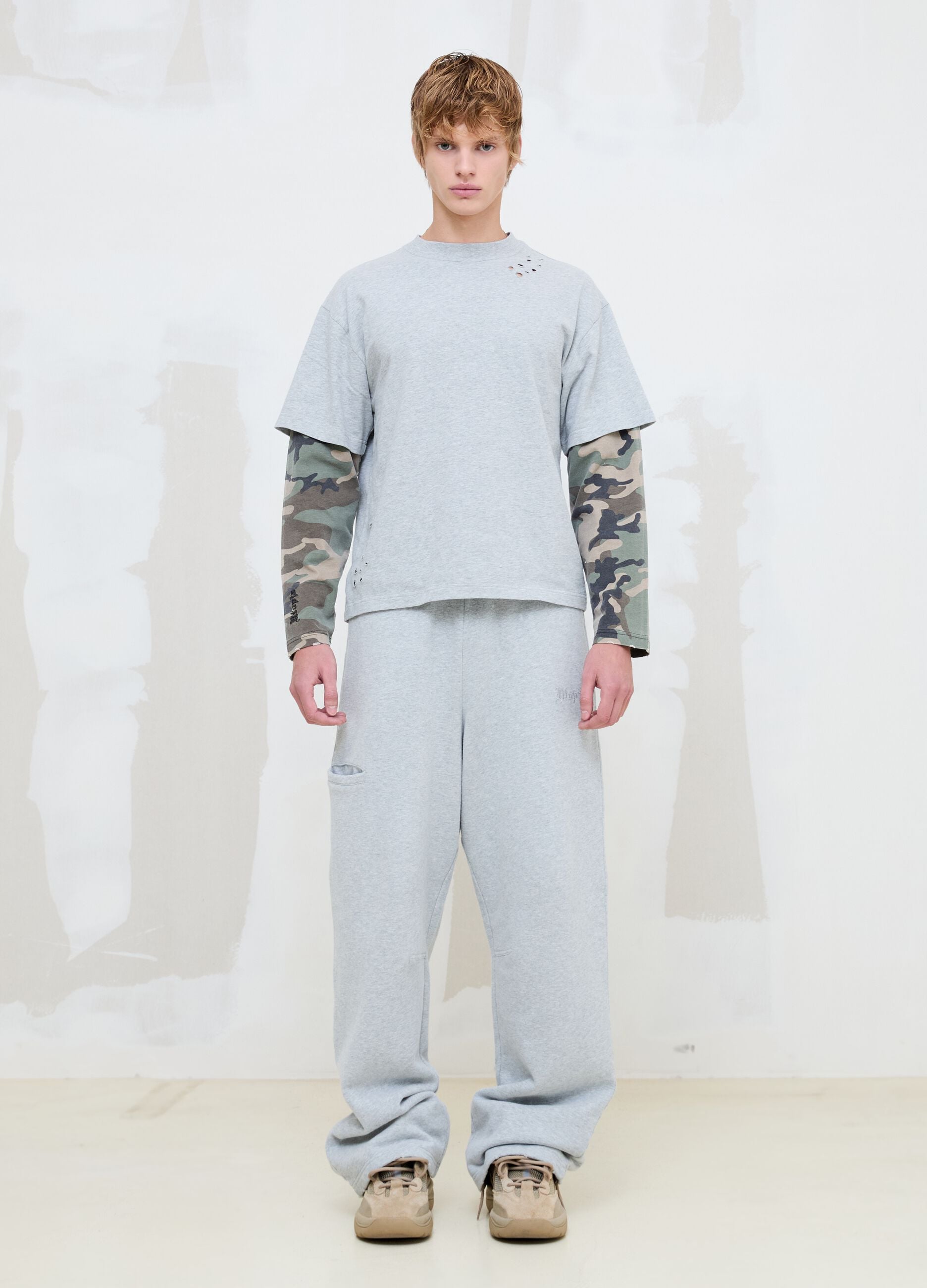 Double Longsleeve Grey & Camo