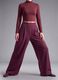 Purple wide-leg trousers in stretch fabric_1