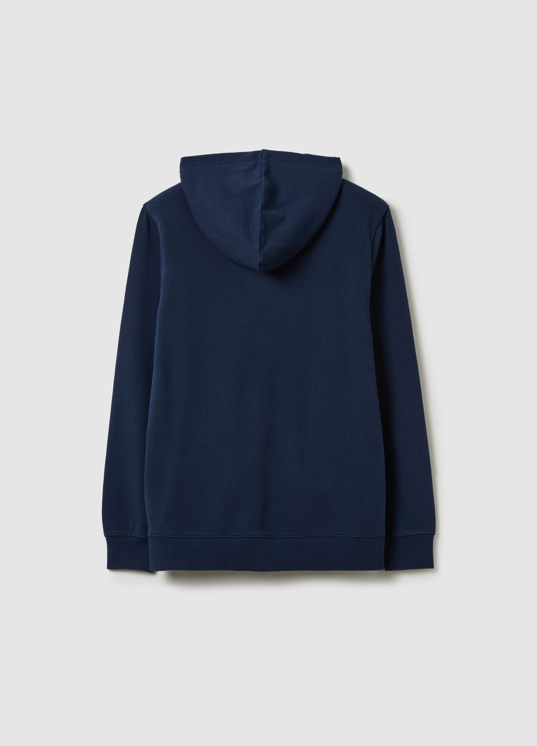Essential full-zip sweatshirt with hood