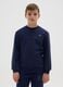 Boys' pure cotton blue relaxed fit sweatshirt_0