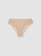 Beige Brazilian briefs in stretch microfibre with lace_6