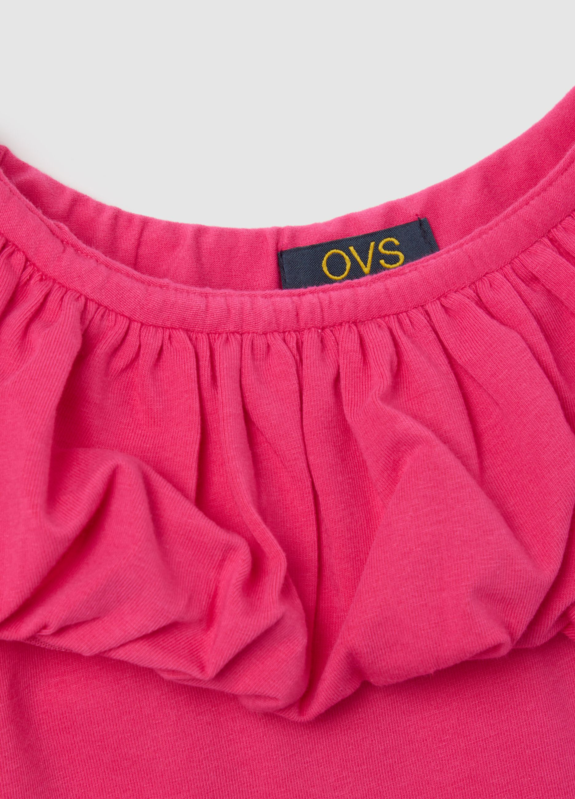 Pink Ruffled T-shirt OVS Kids
