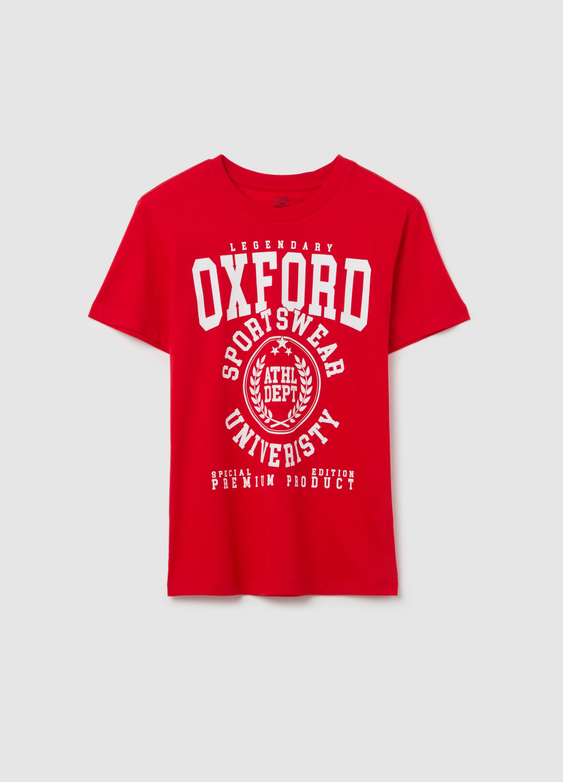 T-shirt in cotton with "Sportswear University” print