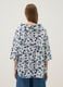 White floral stretch cotton blouse_3
