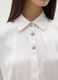 White satin regular fit shirt with buttons_3
