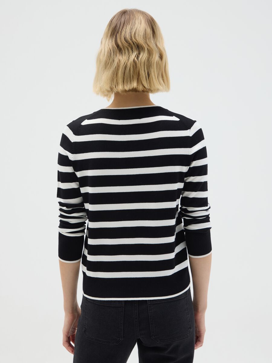Multicolour regular fit stretch blend cardigan_3