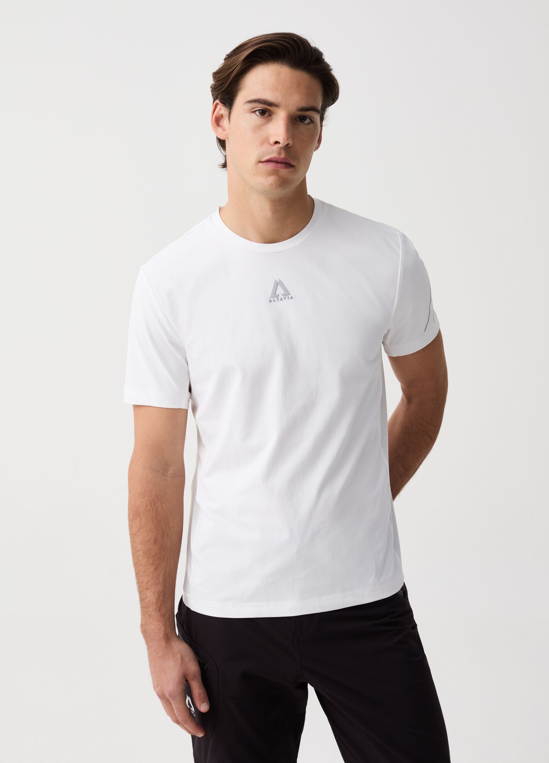 Altavia T-shirt in technical fabric with print