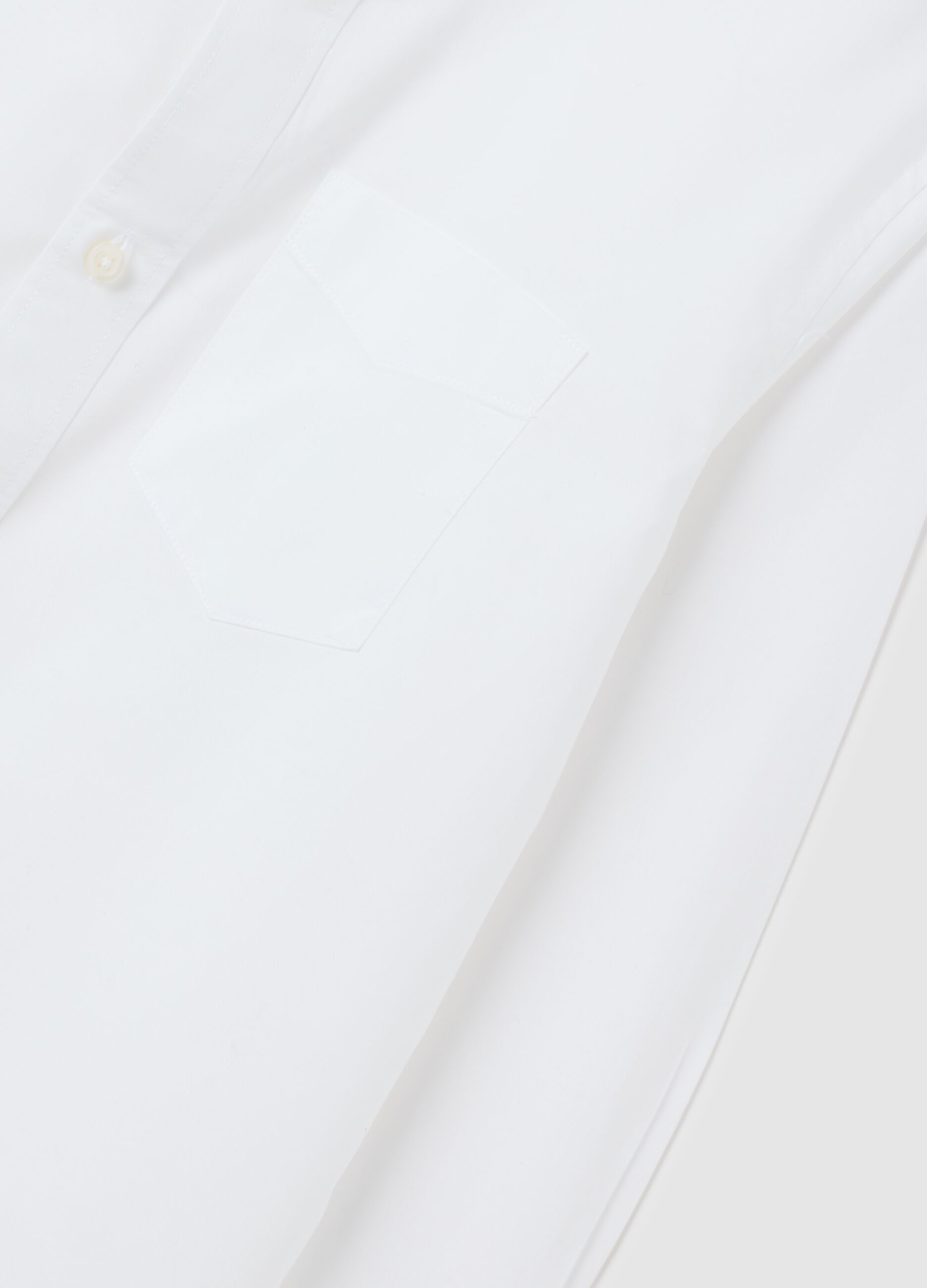 Organic cotton shirt with pocket
