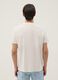 T-shirt beige in puro cotone a maniche corte regular fit_3