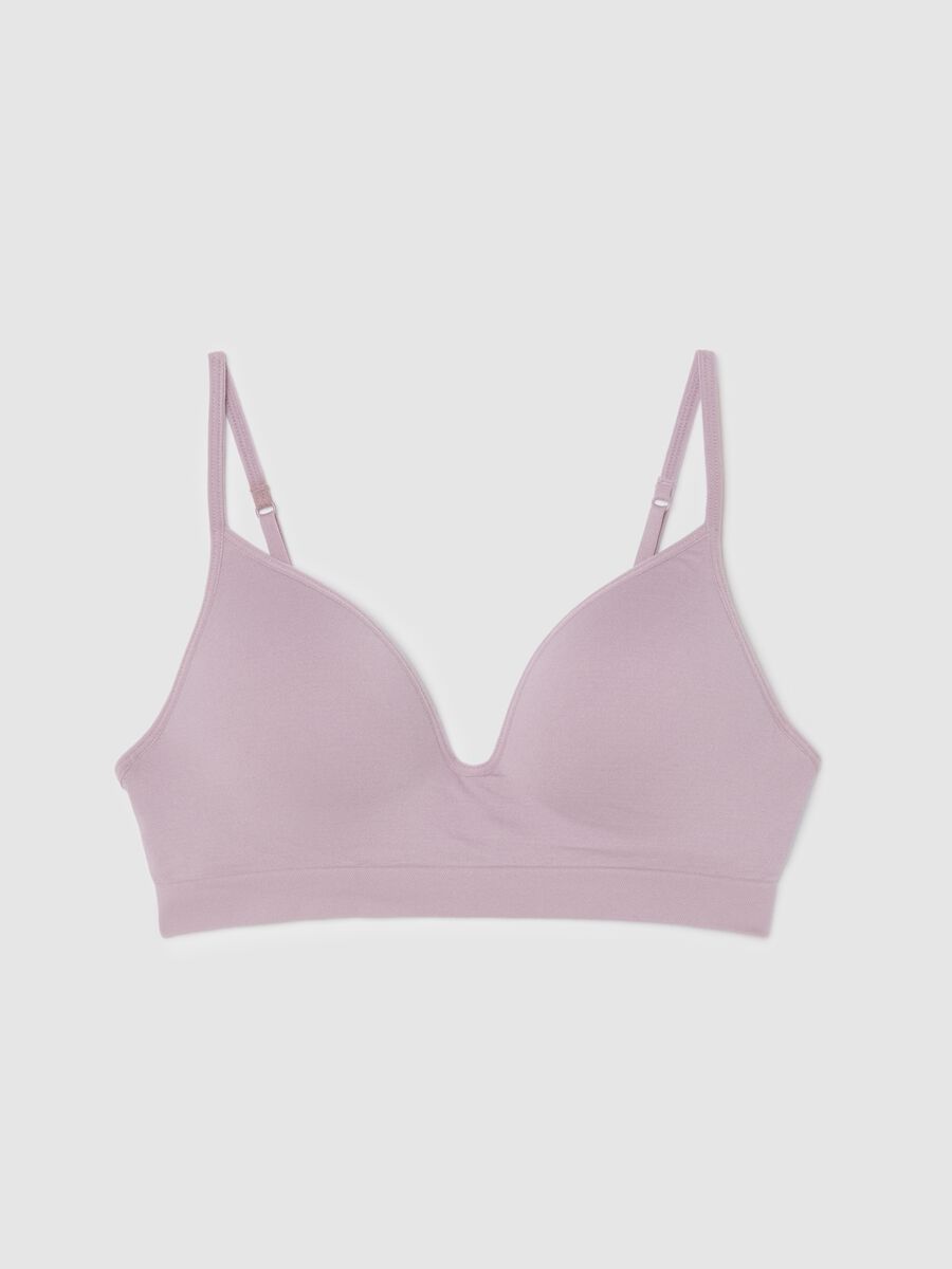 Stretchable purple microfiber bralette_4